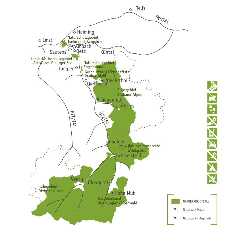 Naturpark Ötztal - Naturpark Haus & Infopoints